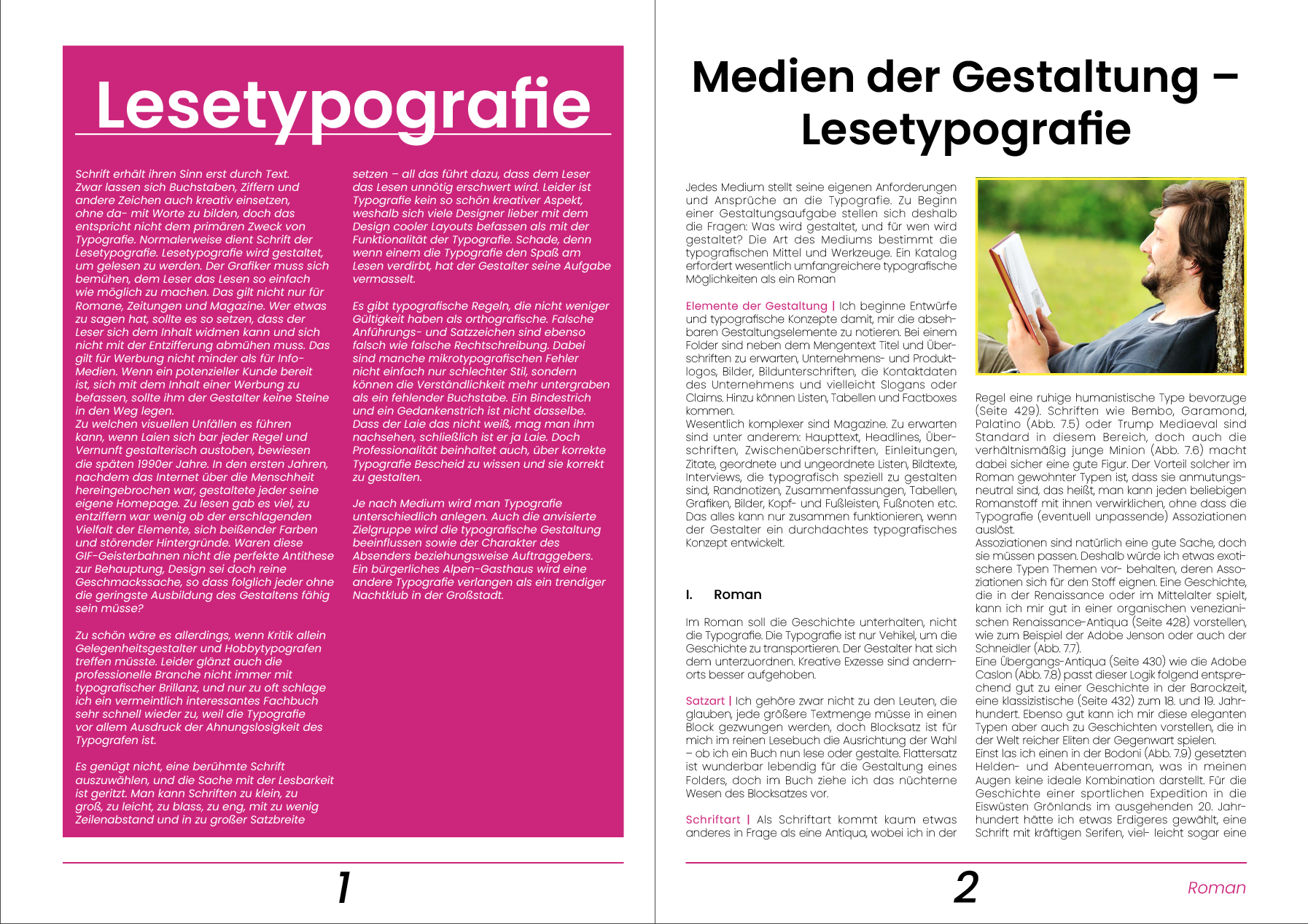 Lesetypografie Seite 1-2